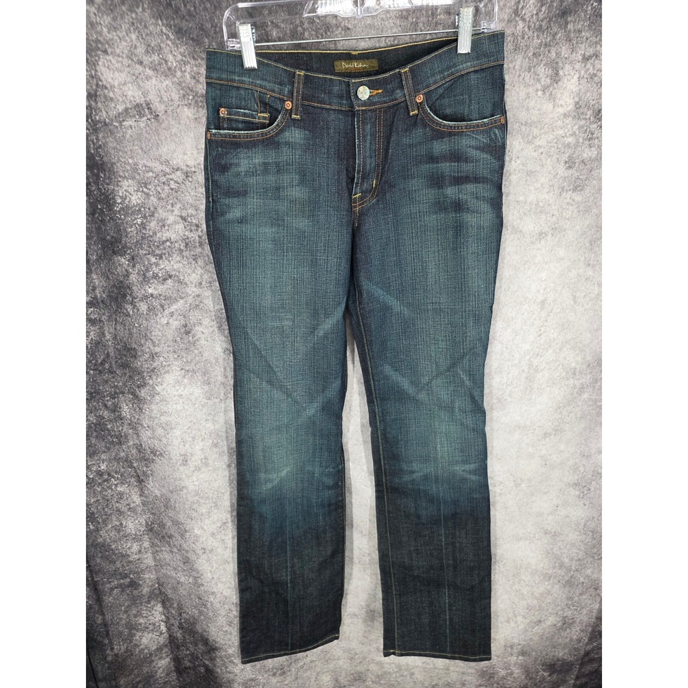 David Kahn Lauren Jeans Womens 6 Blue Denim Straight leg Medium Wash Everyday